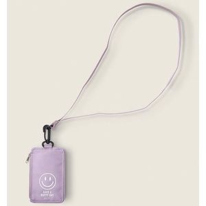 New VS PINK ID Holder & Lanyard Lilac